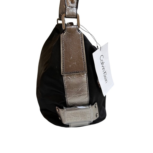 NWT Calvin Klein Matte Satin Shoulder Bag - Picture 3 of 15